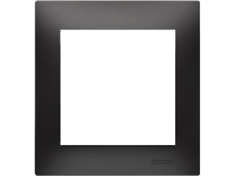 Kontakt-Simon Simon 54 Premium Rahmen 1-Fach Premium Ip20 / Ip44 Schwarz Matt Dr1/49
