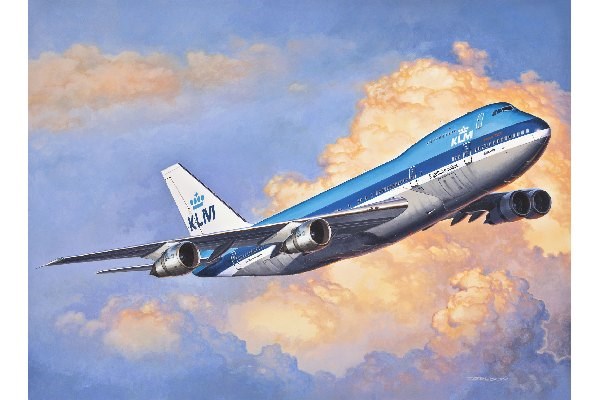 Revell Boeing 747-200, Starrflügelflugzeug-Modell, Montagesatz, 1:450, Boeing 747-200, Kunststoff, Zwischen