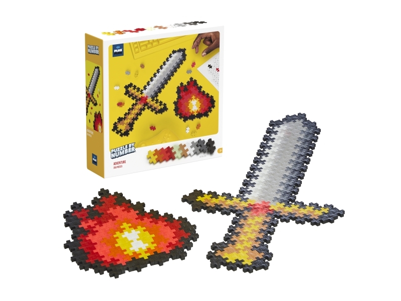 Plus-Plus Puzzle By Number Adventure 250pcs
