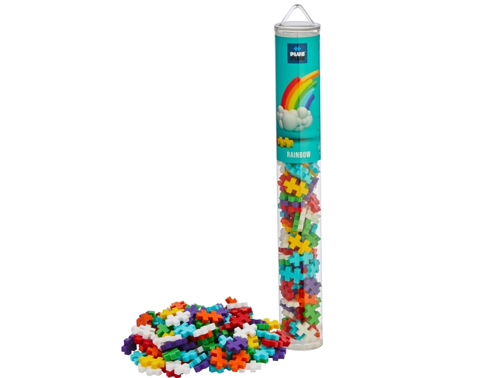 Plus-Plus Rainbow Mix / 240 Pcs Tube