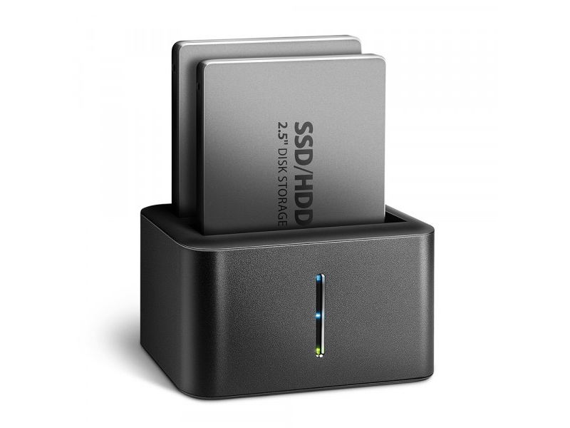 Axagon Adsa-D25 Speicherlaufwerk-Docking-Station Usb 3.2 Gen 1 (3.1 Gen 1) Type Micro-B Schwarz (Adsa-D25)
