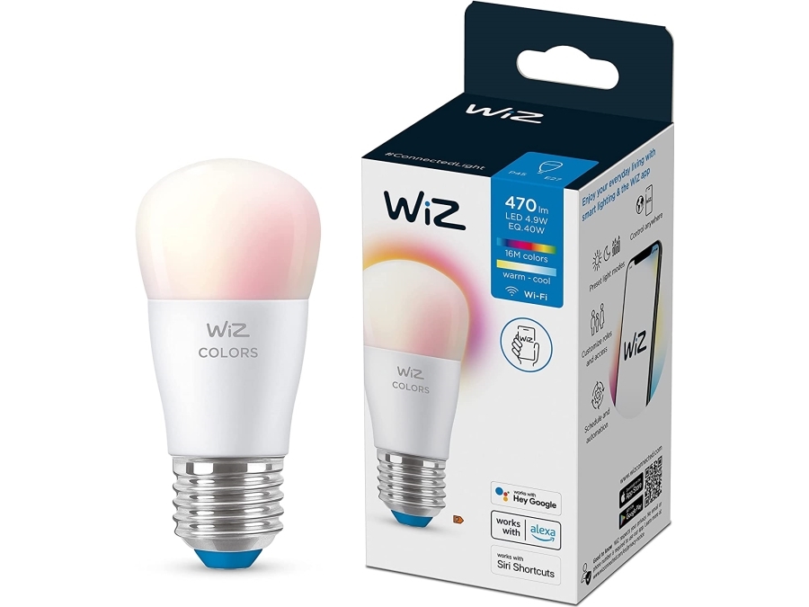 WiZ - Väri - E27 Kruunulamppu Matt - 40W