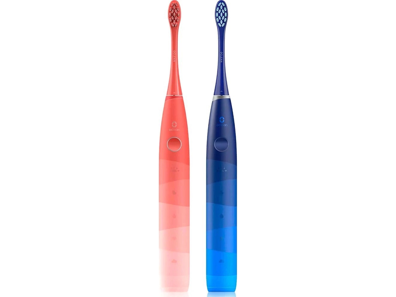 Oclean Flow Find Duo-Set Til Voksne El-Tandbørste Blå/ Pink