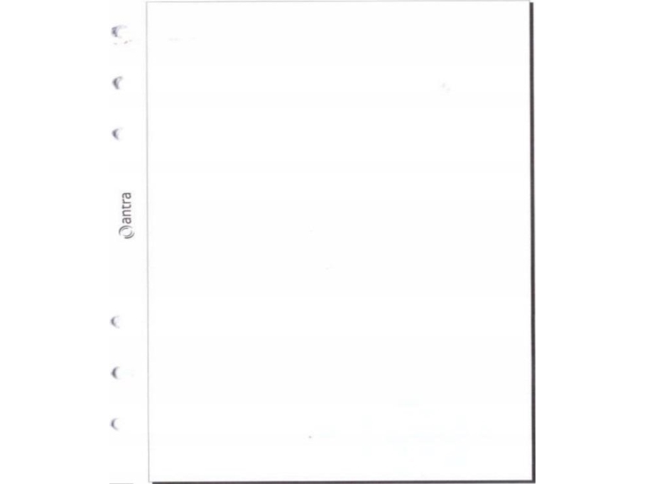Antra Organizer Insert K/Pure White Antra
