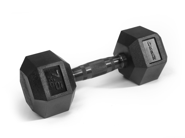 Dumbbell Zipro Zipro Dumbbell Hex Rubberized Steel 7.5 Kg