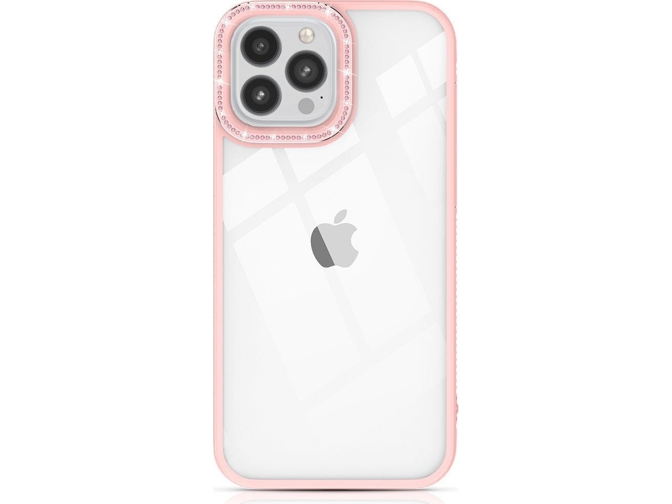 Kingxbar Kingxbar Sparkle Series Iphone 13 Pro-Etui Med Krystaller Bagcover Pink