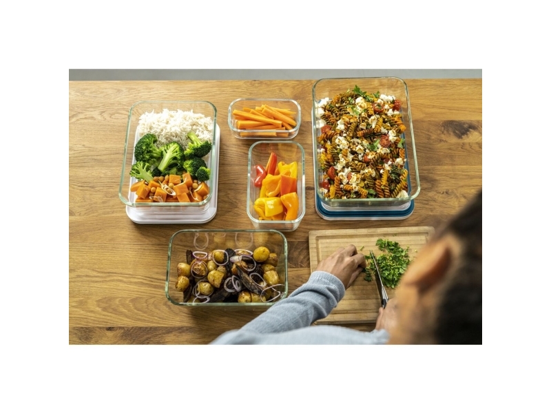 ZWILLING Fresh & Save, Container, Rektangulär, Transparent, Vit, Glas, -18 - 180 ° C, Plast | N - A | GameStuff