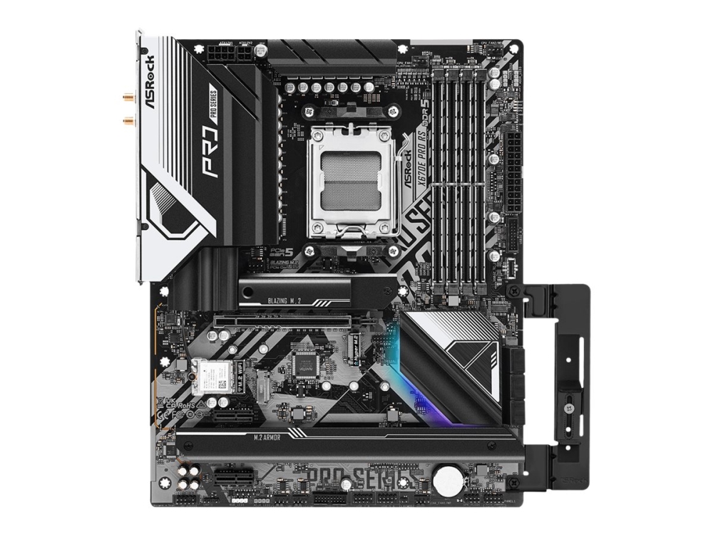 Asrock X670e Pro Rs Moderkort Atx Socket Am5 Amd X670e Chipuppsattning Usb 3.2 Gen 1 Usb 3.2 Gen 2 Usb C Gen 2x2 Usb C 3.2 Gen2 Blueto