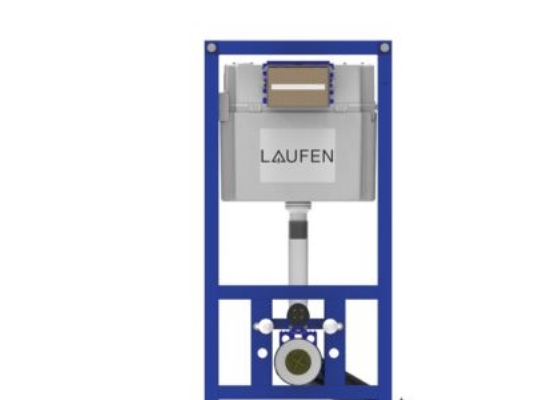 Laufen Lis Unterputz-Spülkasten 112 Cm - Frontbetätigt - Inkl. Wandhalterung Und Zubehör