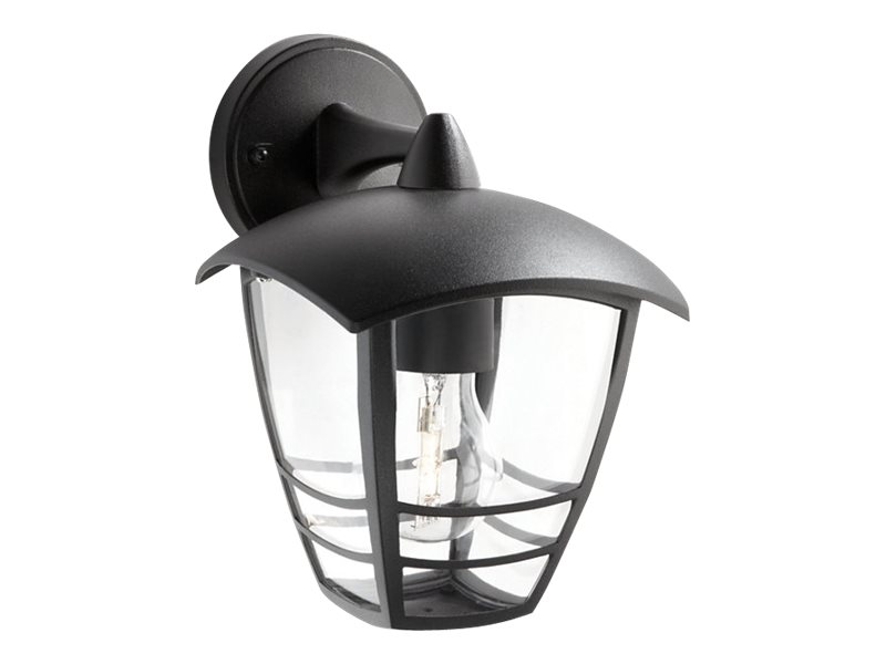 Philips Mygarden Creek - Væglampe - 1 Stik - E27 - Lanterne - Sort