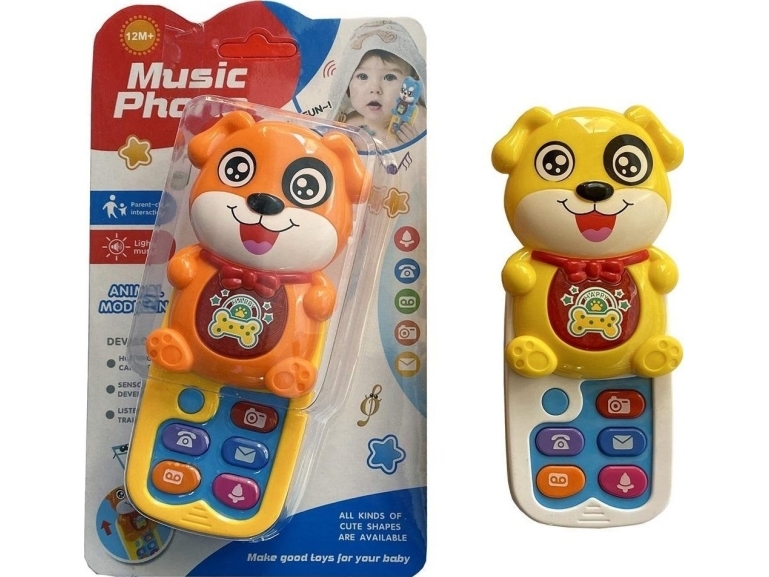 Trifox Musikalisches Telefon Für Kleinkind-Hündchen