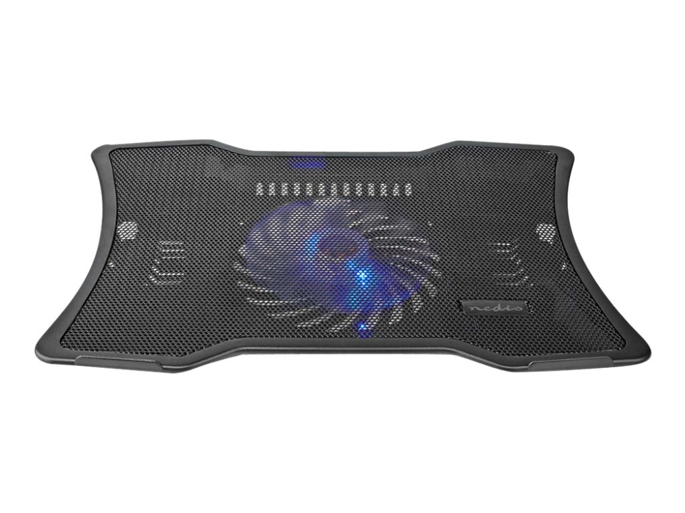 Nedis Nbcr101bk, Laptop-Ständer, Schwarz, Abs Synthetik, Metall, 30,5 Cm (12"), 43,2 Cm (17"), 1 Stück(E)