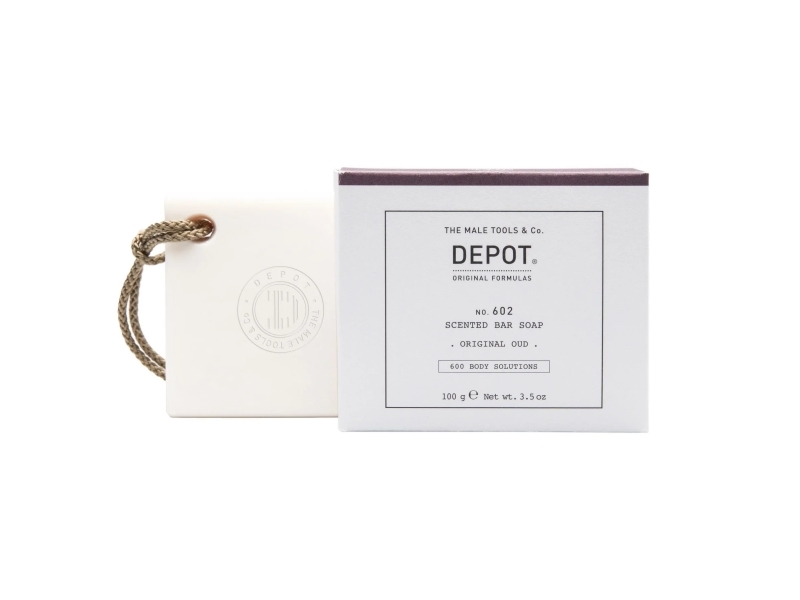 Depot, 600 Body Solutions No. 602, Botanical Complex, Cleansing, Original Oud, Scented Soap Bar , 100 g