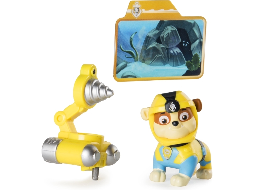 Spin Master Paw Patrol Meerespatrouille Deluxe Figur Rubble