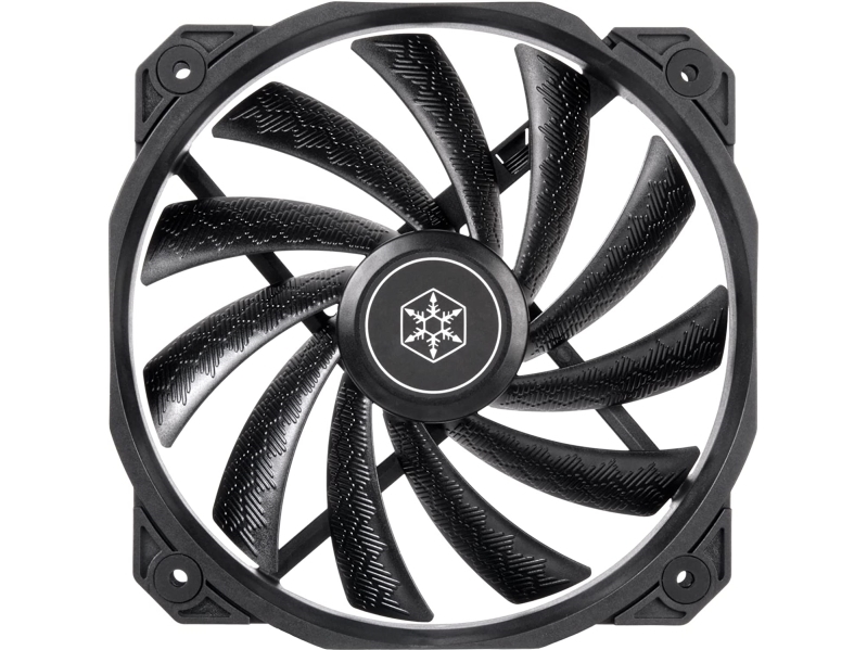 Silverstone Shark Force Lüfter, 160Mm - Schwarz