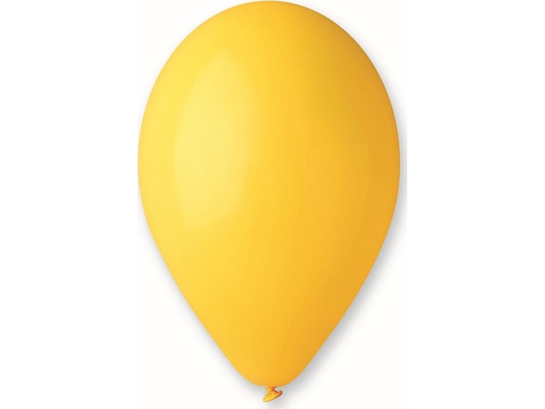 Gemar pastelfarvede balloner mørkegule G110 30 cm 100 stk.