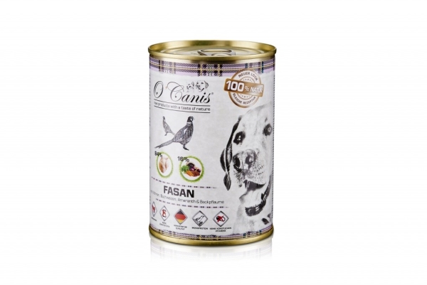O'canis Nassfutter Dose - Fasan Mit Karotten - 400 G
