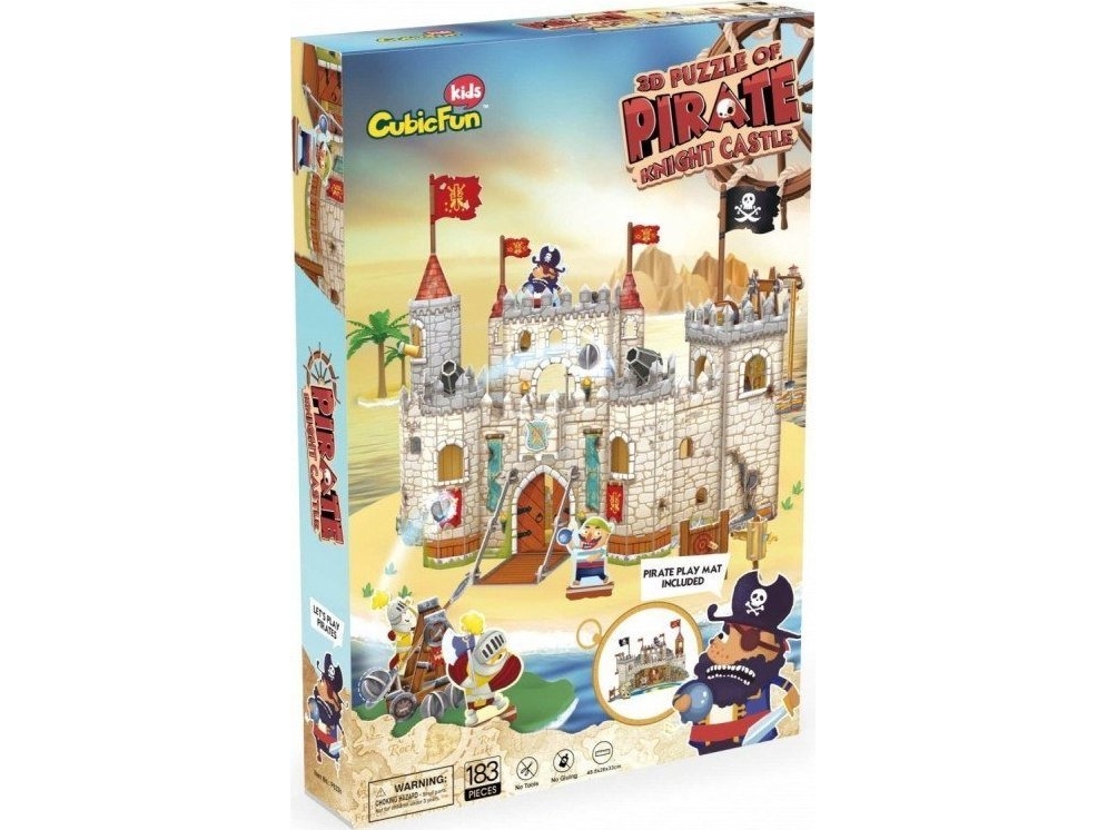 Cubic Fun Cubicfun 3D-Puzzle "Piratenburg"