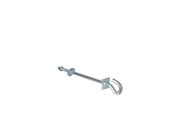 Extralink Haken Für Aufhängebügel 12/400Mm, Kabelhaken, Tisch/Wand, Edelstahl, Silber