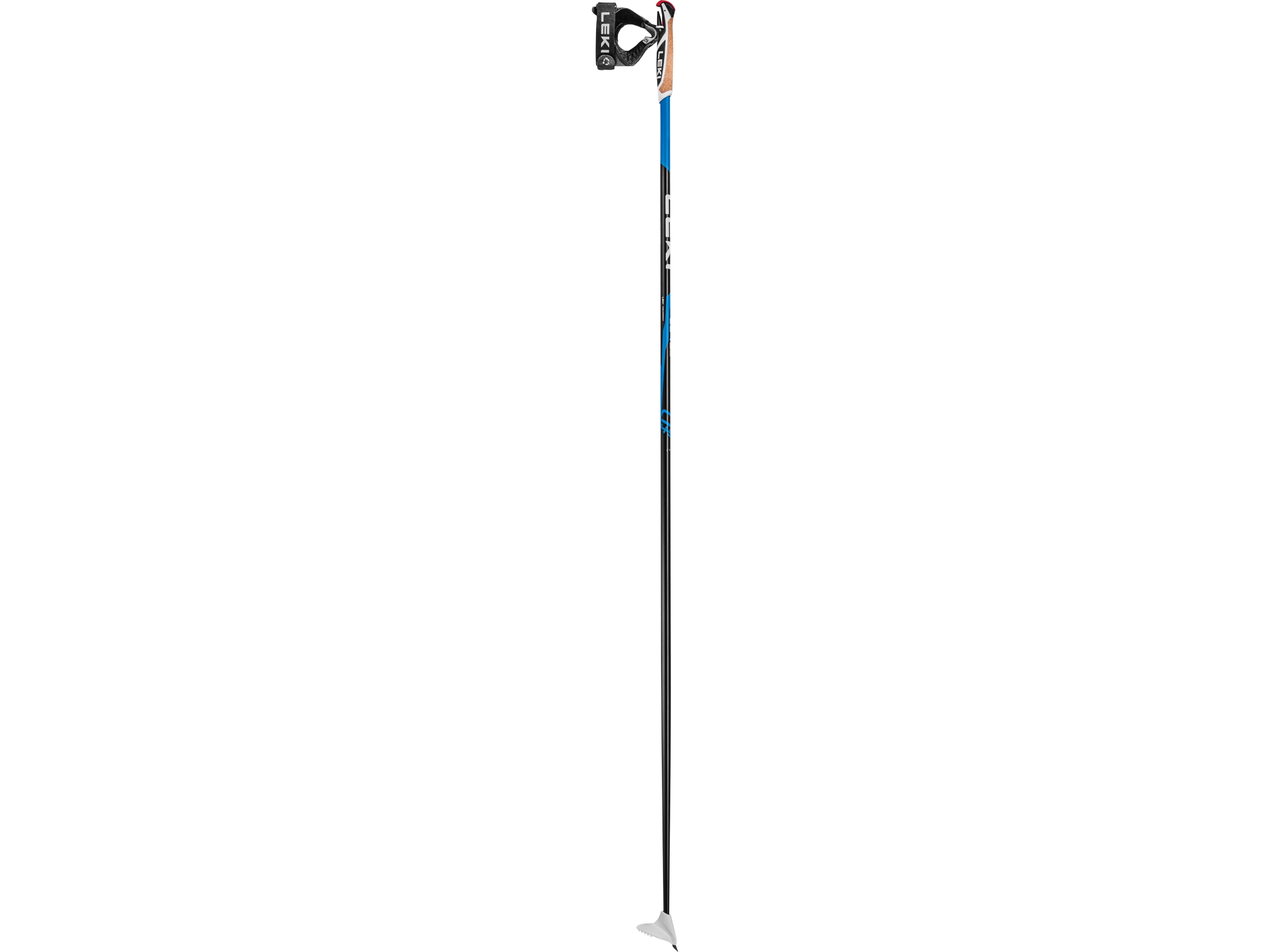 LEKI CC 450, Längdskidåkning, 160 cm, Vuxen, Unisex, Svart, Blå, Vit, Kol | Sport & Träning - Skidor/Snowboard - Skidstavar | GameStuff