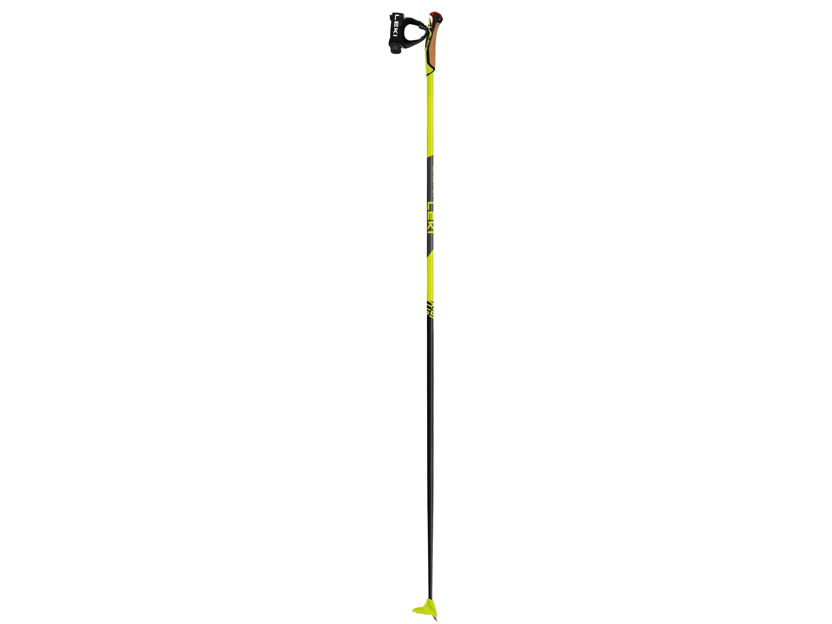 LEKI PRC 650, Längdskidåkning, 160 cm, Vuxen, Unisex, Svart, Vit, Gul, Kol | Sport & Träning - Skidor/Snowboard - Skidstavar | GameStuff