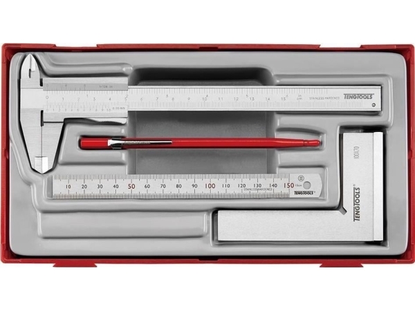 Teng Tools Måler 4-Delt Med Skydelære Teng Tools Ttbm Admn Tools