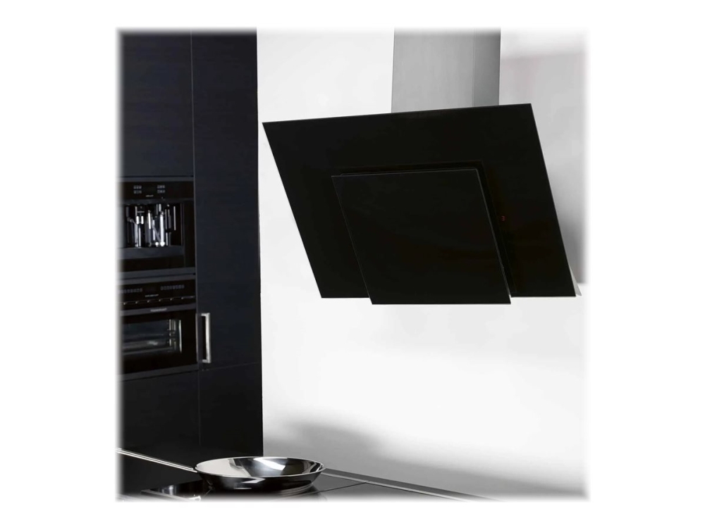 Eico Florence 80 N Eco - Hætte - Skorsten Vinklet - Bredde: 80 Cm - Dybde: 47 Cm - Ekstraktion Og Gencirkulation (Med Ekstra Ekstraktion Og Gencirkul