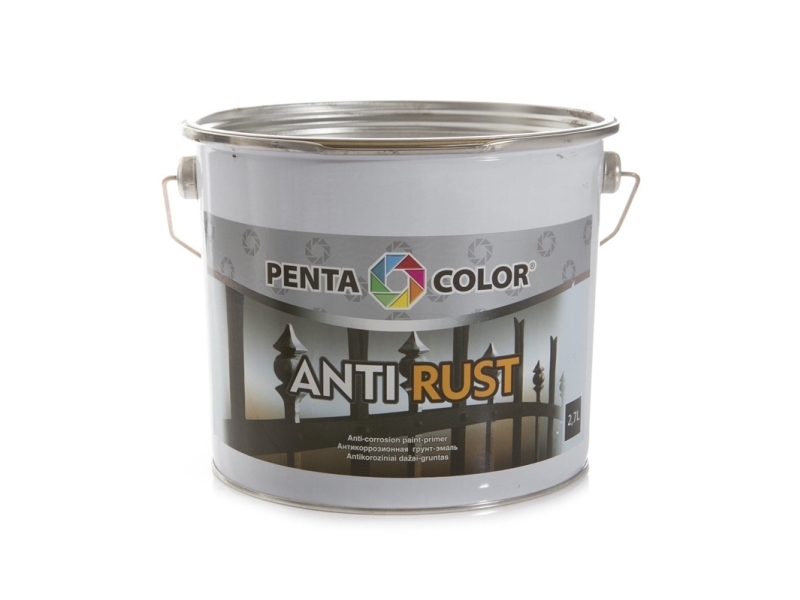 Pentacolor ANTICOR PAINT anti-rust hvid 2.7L