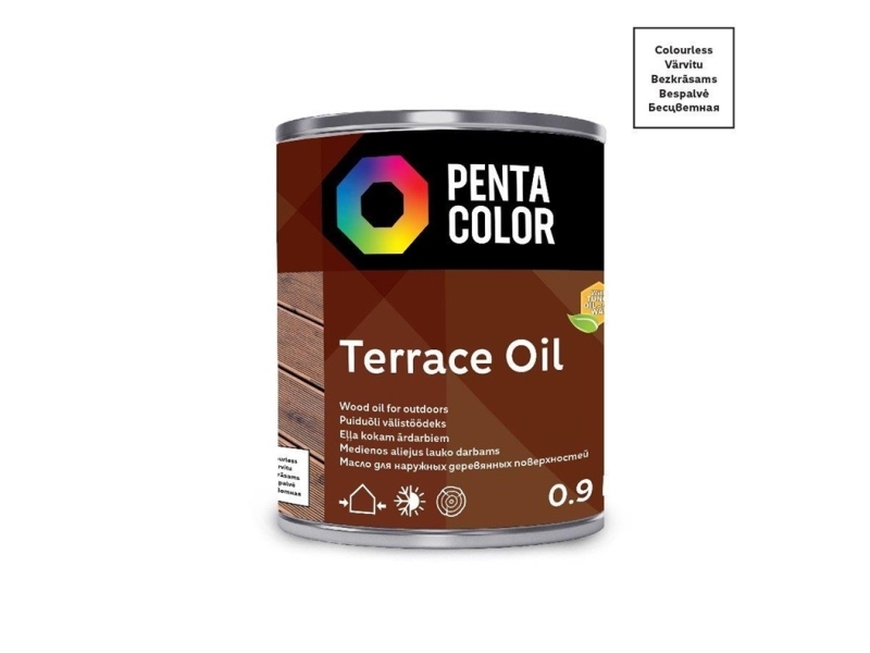 Pentacolor olie til terrasse med tung terrasse OI