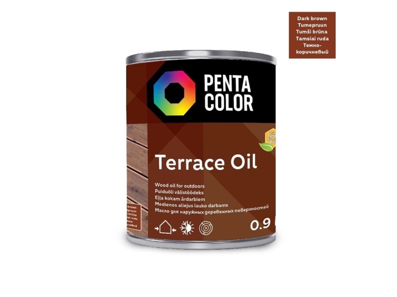 Pentacolor olie til terrasse med tungt terrasse OI
