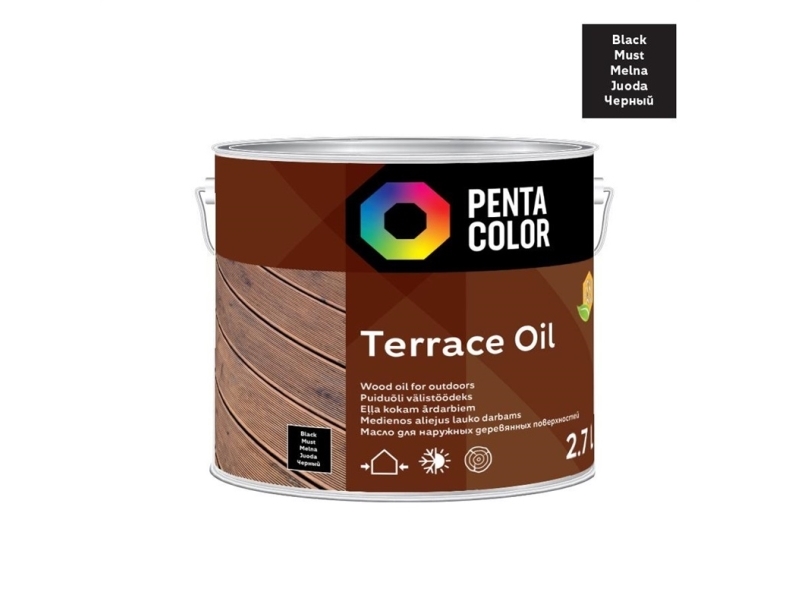 Pentacolor olie til terrasse med tung terrasse OI