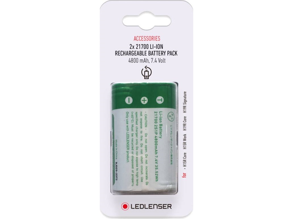 Led Lenser LL502310 Batteri 2 x 21700, li-ion