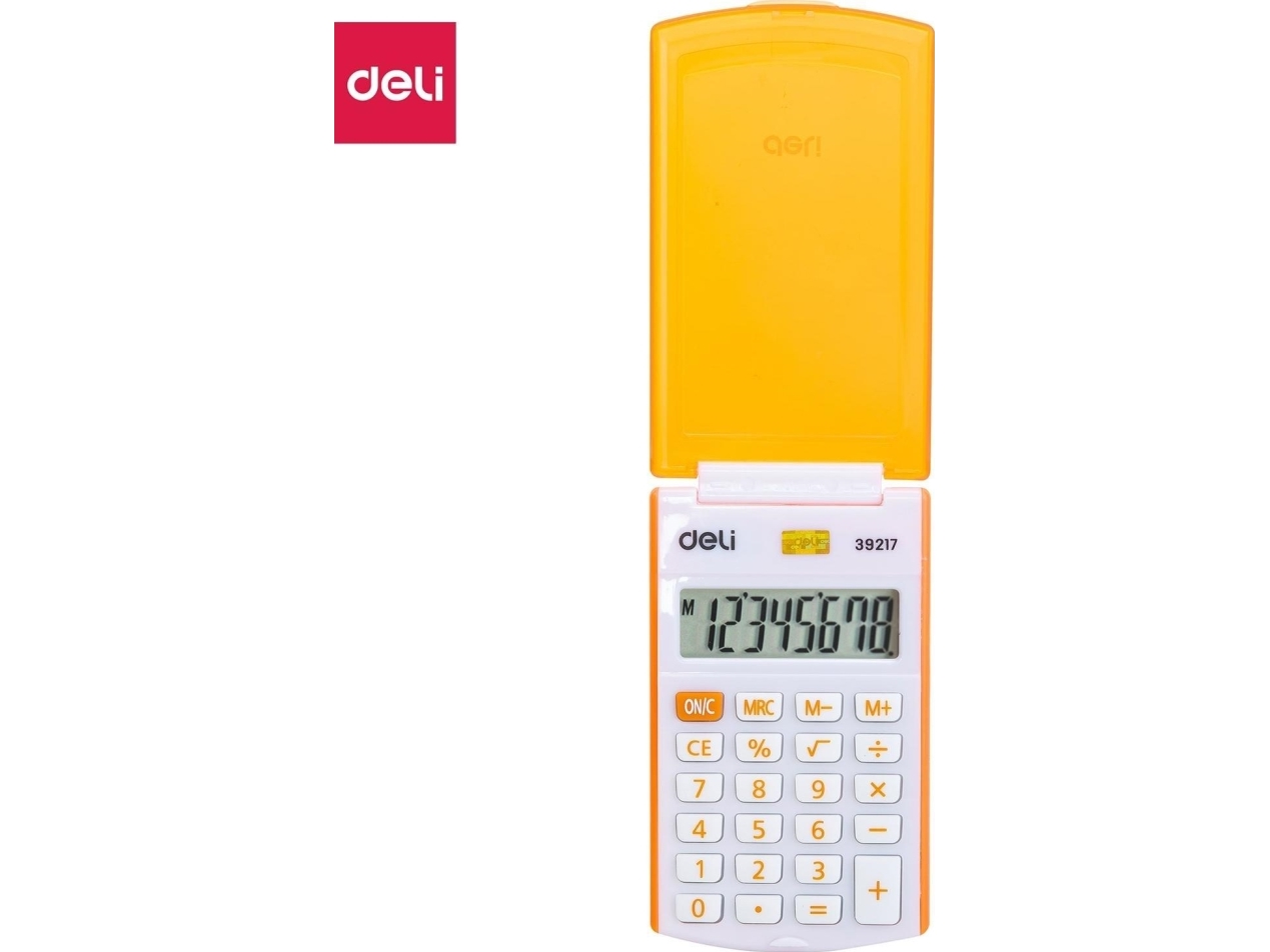 Deli Calculator DELI CALCULATOR 39217 ORANGE | Kontorsmaskiner - Räknare - Tekniska räknare | GameStuff