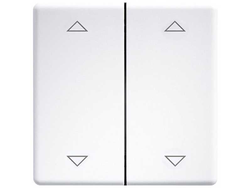 Eltako Ft4gf/8-24Vuc-Wg Funktaster Reinweiss Glaenzend Mit Wippe Und Doppelwippe (30000985)