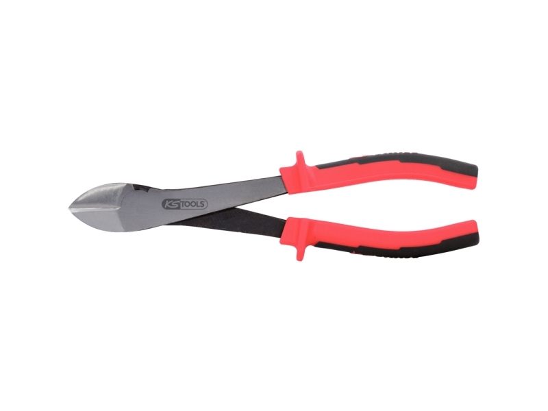 KS Tools 115.1025, Diagonal tang, Stål, Sort, Rød, 260 mm