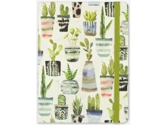 Sukkulenten Watercolor Midi Notizbuch