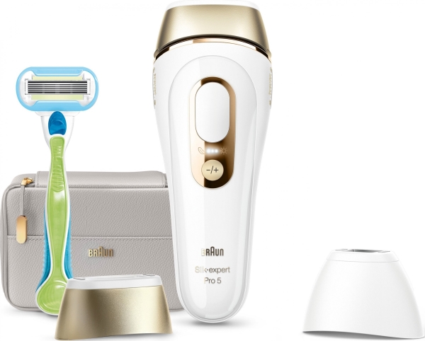 Braun Silk-Expert Pro Silk Expert Pro 5 Pl5154, Lichtimpulstechnologie (Ipl), Gold, Weiß, Vereinigtes Königreich, Ac, 100 - 240 V, 1,27 Kg