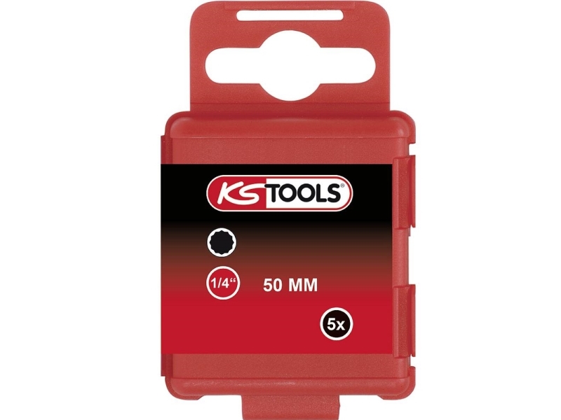Ks Tools 911.2705 Xzn-Bit M4 Specialstål E 6.3 5 Stk