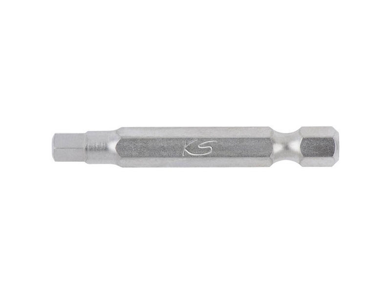 Ks Tools 911.3580 Sekskant-Bit Specialstål Forniklet E 6.3 1 Stk