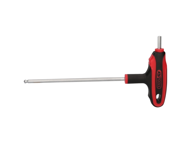 KS Tools 151.8134, Insexnyckel med T-handtag, Metrisk, 1 styck, T-handtag med kort skaft, Kromvanadinstål, Förkromad | Verktyg & Verkstad - Skruvmejsel - Hexagon | GameStuff