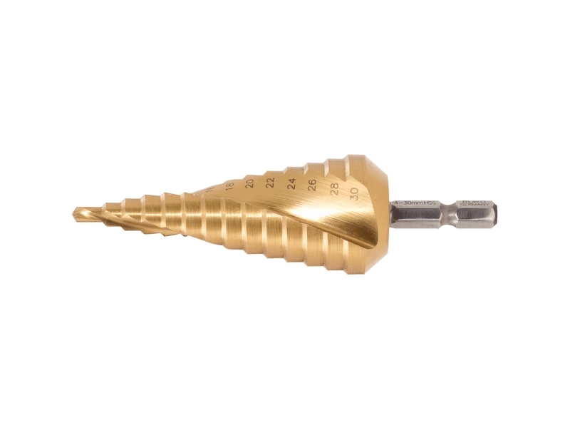 Ks Tools 330.2362, Boremaskine, Trin Borehoved, Højre Rotation, 1,07 Cm, 54 Mm, Metal