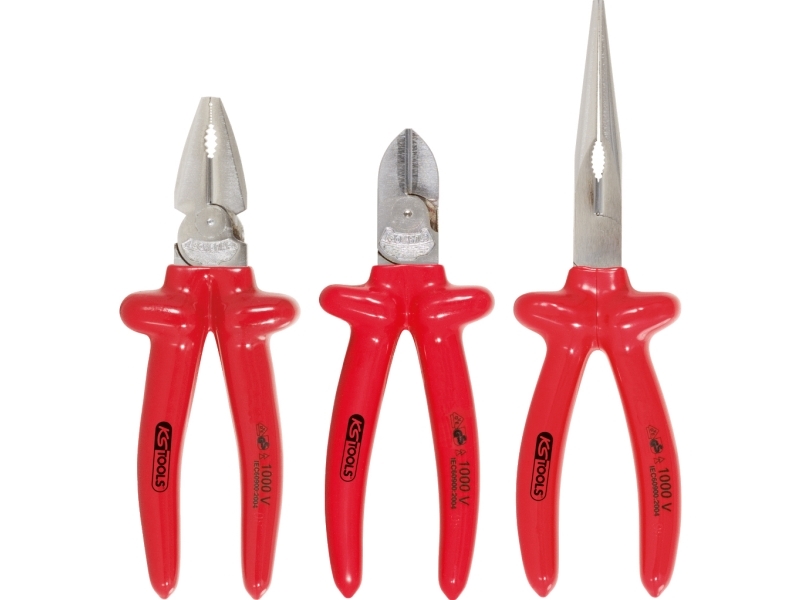 KS Tools 117.1710, Stål, 1000 V | Verktyg & Verkstad - Tänger - Tångsatser | GameStuff