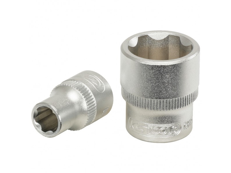Ks Tools 911.3809, Sokkel, 3/8", Metric, 1 Hoved(Er), 9 Mm, Krom-Vanadium-Stål
