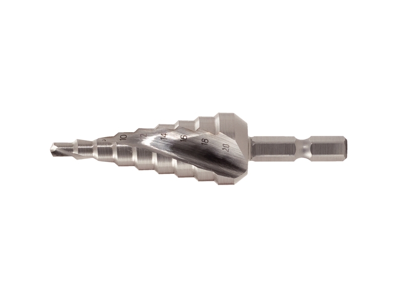 KS Tools 330.2383, Boremaskine, Trin borehoved, Højre rotation, 3 cm, 105 mm, 7,8 cm