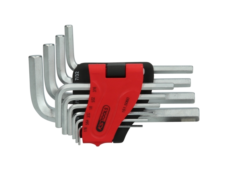 KS Tools 151.5060, 10 stk, Stål, Krom, DIN ISO 2936, 298 g