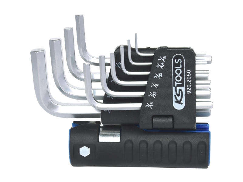 Ks Tools 920.2050 Unbrako Winkelschraubendreher-Set 1/16 Zoll, 5/64 Zoll, 3/32 Zoll, 1/8 Zoll, 5/32 Zoll, 3/16 Zoll, 7/32 Zoll, 1/4 Zoll, 5/16