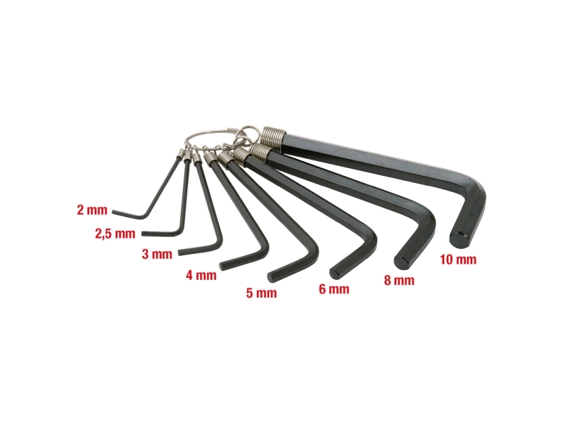 KS Tools 151.3250, 8 kpl, Terästä, Fosfaatti, DIN ISO 2936, 330 g