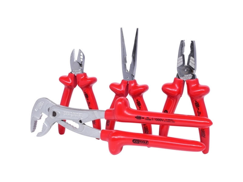 KS Tools 117.1700, Stål, 1000 V | Verktyg & Verkstad - Tänger - Tångsatser | GameStuff