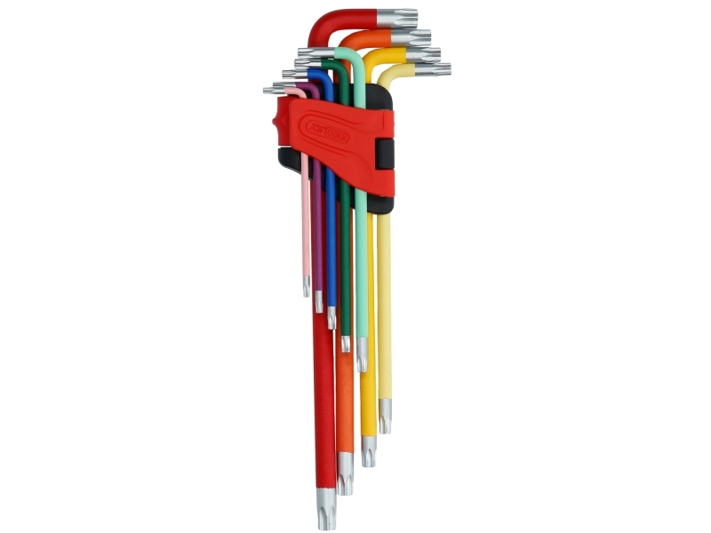 KS Tools 151.4760, Vingemoment nøgle, Metallic, Stål, Krom, 433 g, 9 stk