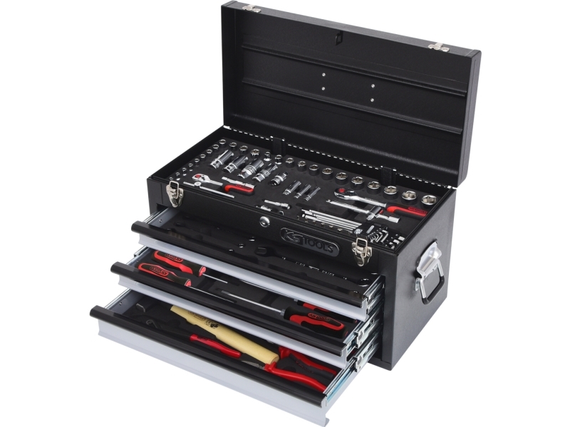 KS Tools 918.0250, Krom-vanadium-stål, 22 kg, 99 værktøjer